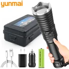 Суперъяркий светодиодный фонарик XHP180, 2000 люмен, фонарик с USB-зарядкой, водонепроницаемый супер яркий фонарик для путешествий на открытом воздухе