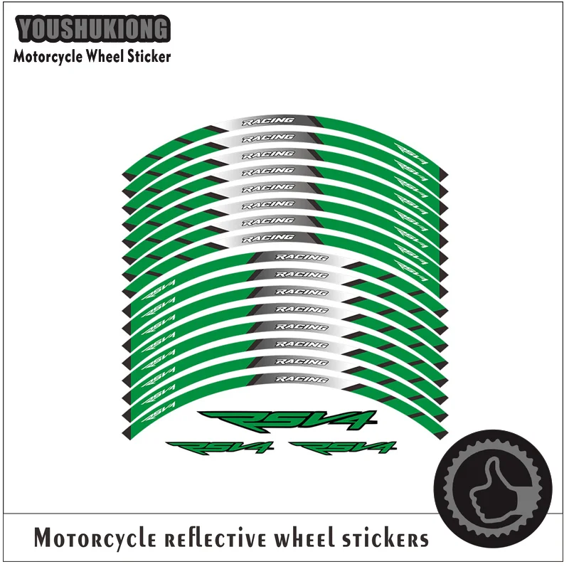 

12 шт., светоотражающие наклейки на колеса мотоцикла для Aprilia RSV4 R/RR RSV4 RF RSV4 RFW