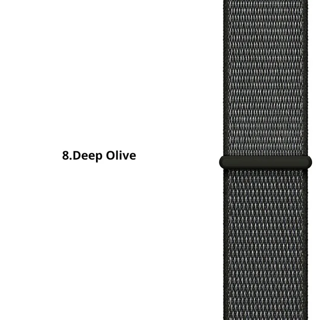 22 мм 20 мм нейлоновый ремешок для samsung gear S3 Frontier/Classic для gear S2 классические спортивные петли полосы легкие дышащие - Цвет ремешка: Deep Olive