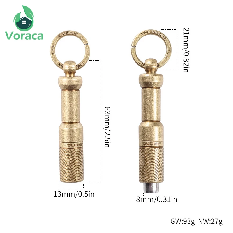 Портативный брелок для сигар из медного сплава игла сигарет инструмент