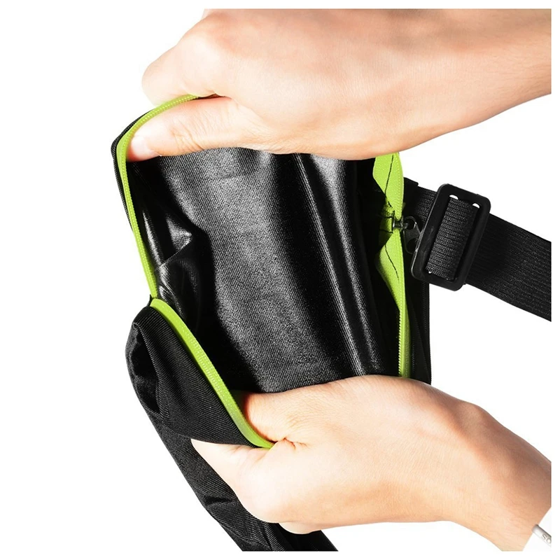 Outdoor Sports Waterproof Bag Flexible Waist Bike Riding Belt Pocket Double for iPhone Android Phone | Багаж и сумки