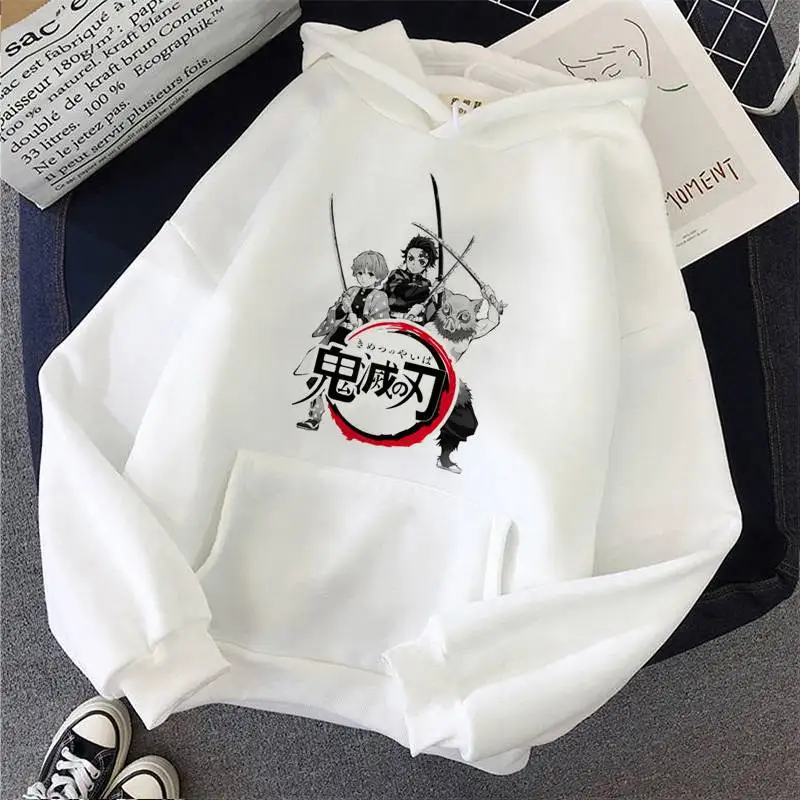 

Tenguatelier Winter Male female Hoodies Demon Slayer Kimetsu No Yaiba Hoodies Anime Hoody Harajuku Cartoon Streetwear Sweatshirt