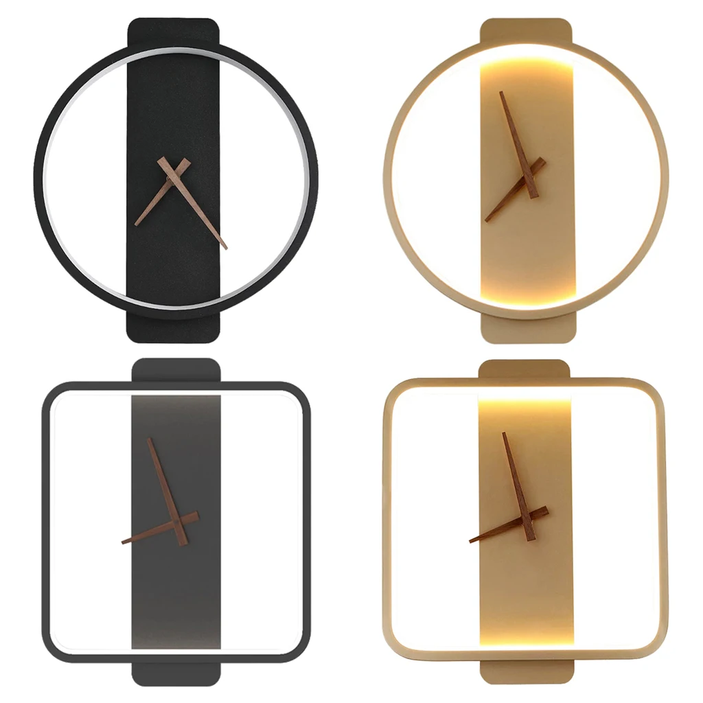 

Modern Minimalist Silent Wall Clock Battery Operated Household Bedroom Decor