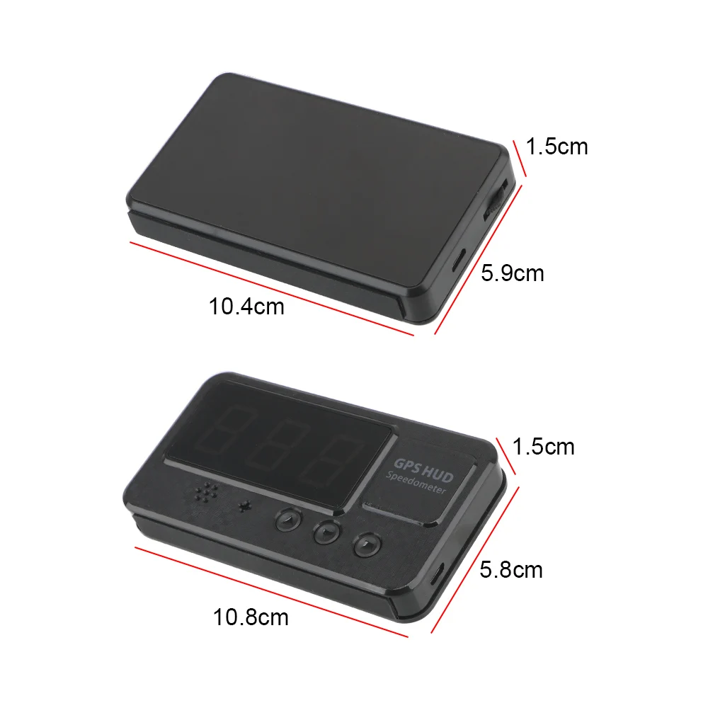 

Car GPS Speedometer Car Head Up Display Odometer KM/h MPH C60s/C80 Altitude Display Projector Big Fonts LED Display