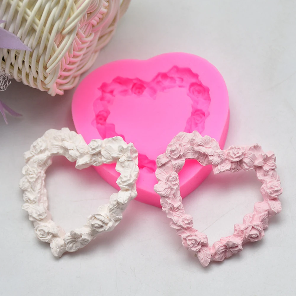 Силиконовая форма для мастики торта в форме сердца | Дом и сад