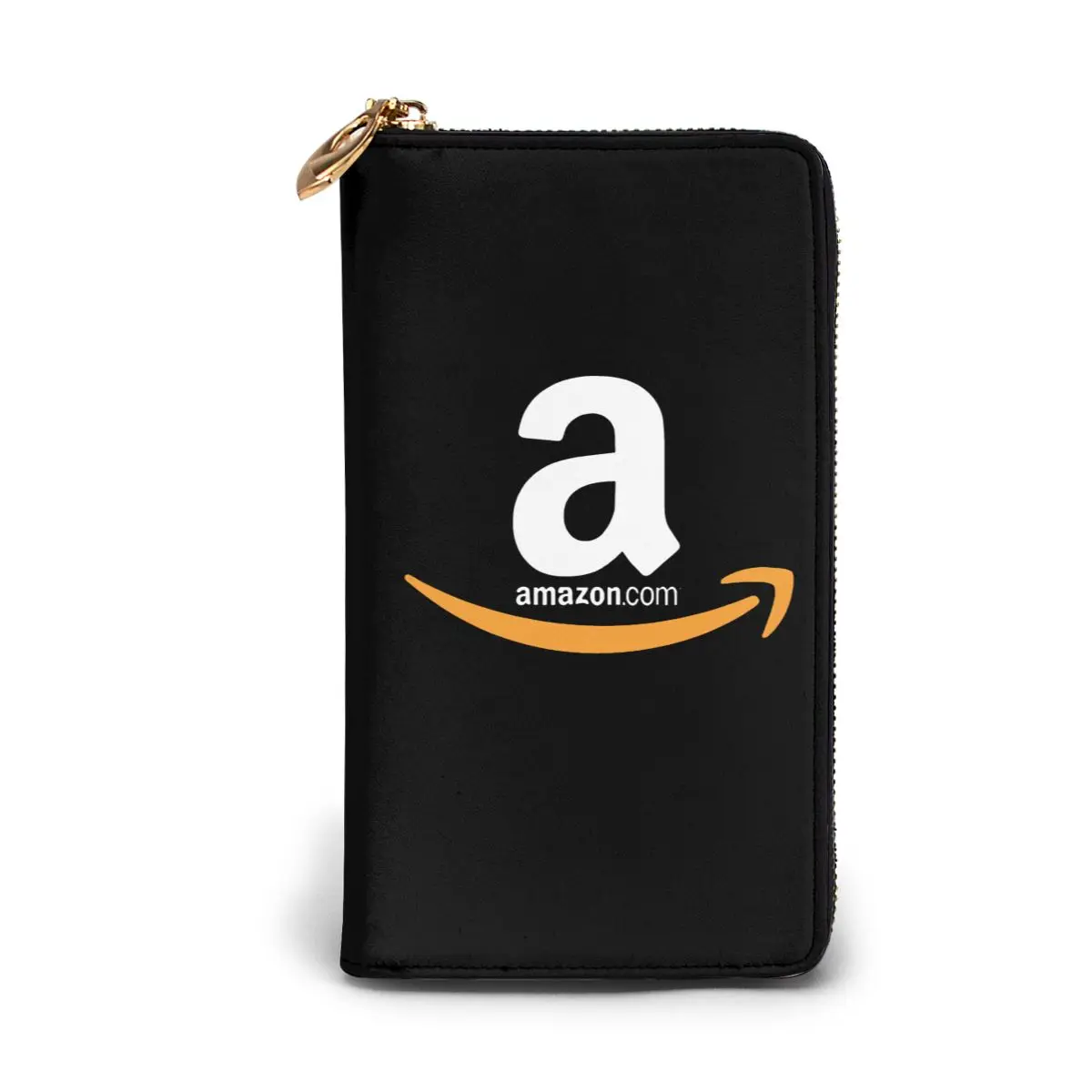 Новинка мужской и женский кожаный Смарт-кошелек с логотипом Amazon сумка для