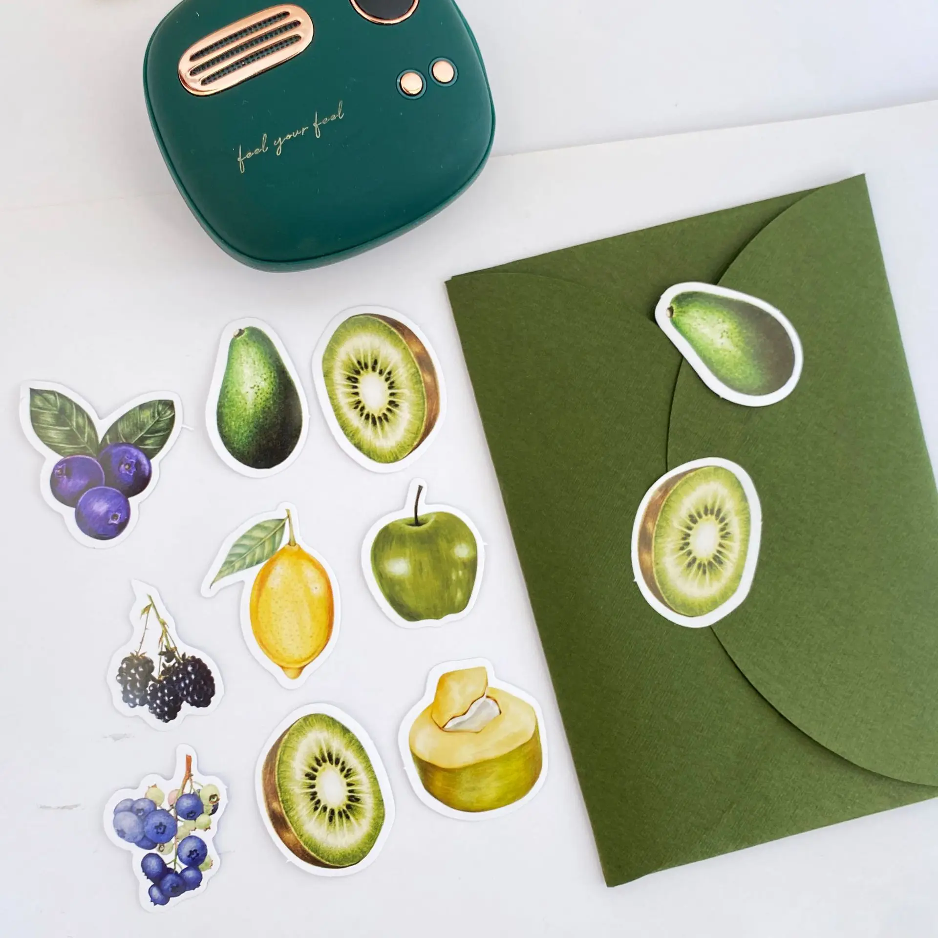 46 шт. акварельные фрукты эстетические дневники путешествия бумага для журнала