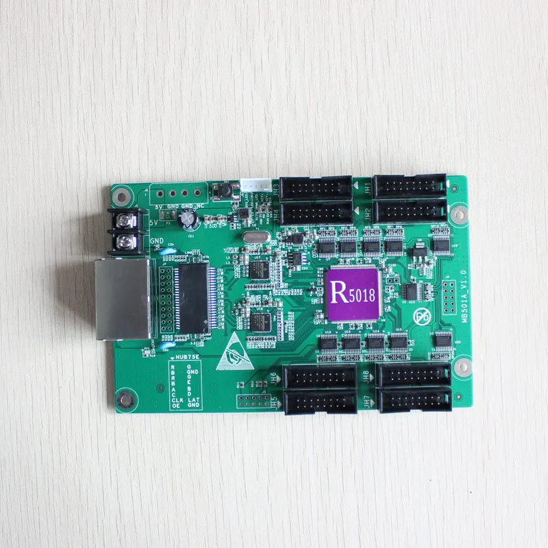 Бесплатная доставка Huidu HD-R5018 HD R5018 полноцветная принимающая карта Поддержка