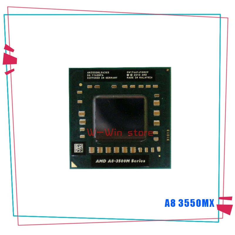 AMD A8 3500M серии записные книжки 3550MX AM3550HLX43GX 4 ядра/2 0G/4 м гнездо FS1 722 оперативной