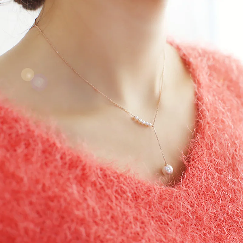 Женское ожерелье с подвеской-цепочкой в Корейском стиле | Украшения и аксессуары