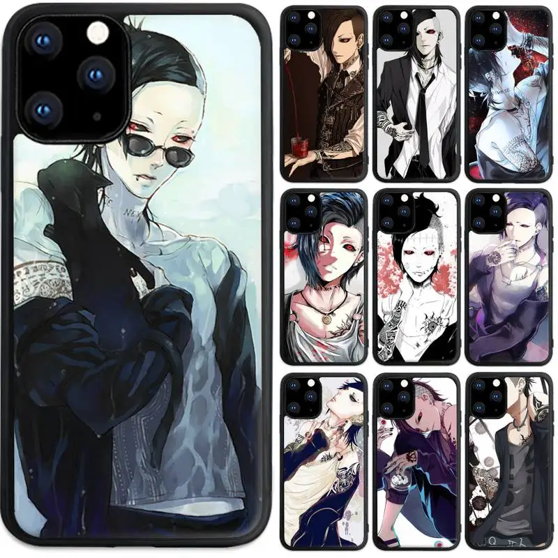 

Anime TOKYO GHOUL Uta Phone Case For Iphone 5 SE 2020 6 6s 7 8 plus X Xr XS 11 12 13 Mini Pro Max PC Fundas Cover