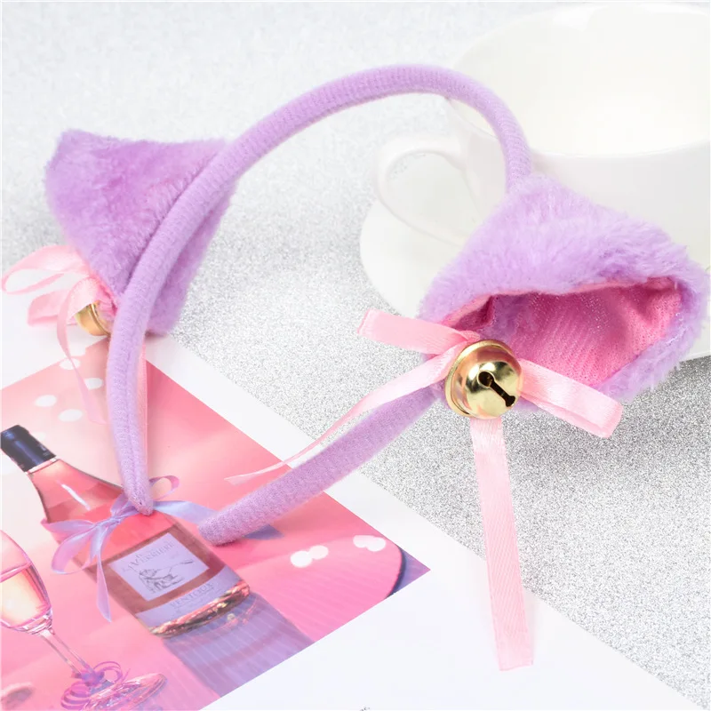 1 шт. милые девушки косплей кошачьими ушками на капюшоне и повязка голову с