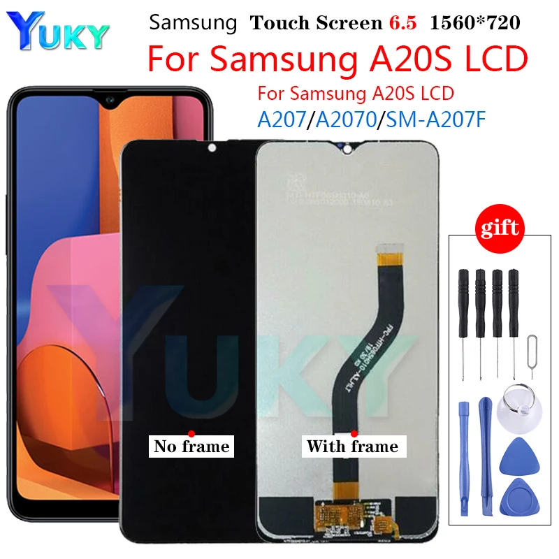 

IPS Screen For Samsung Galaxy A20S LCD Touch Digitizer Sensor Glass Assembly For Samsung A207 LCD Display A207 A207F LCD Screen