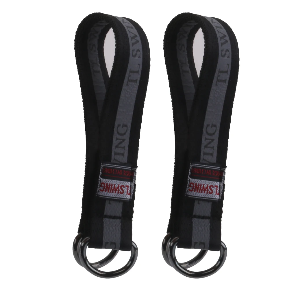 

300Kg Bearing Load Heavy Duty Hanging Straps Tree Swing Hanging Kits, Black