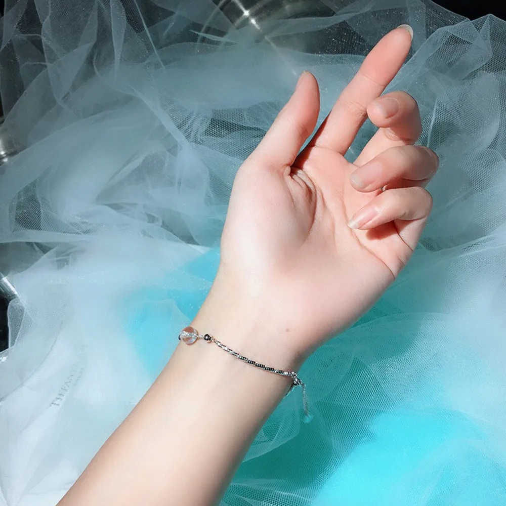 

925 silver Bracelet small crowd Design crystal Bracelet European and American temperament high quality jewelry lady Fish tail