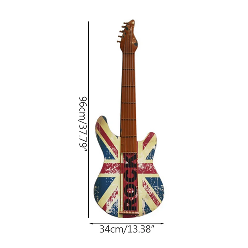 

Nostalgic Vintage Guitar Figurines Wall Decoration Accessories Retro Handicrafts Miniature Model Decoration Guitar Ornament Gift