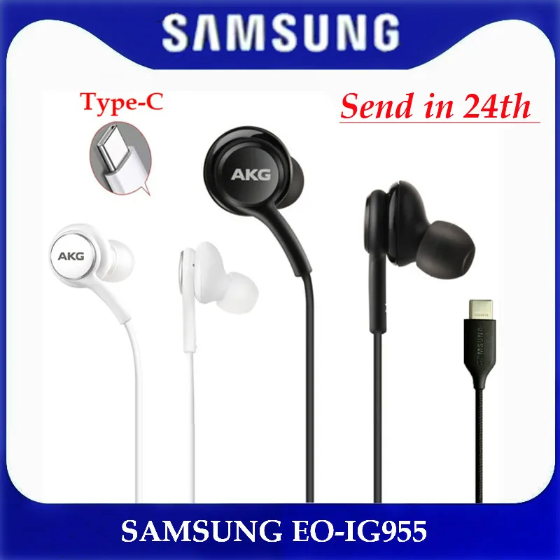 Новый SAMSUNG Note10 EO IG955 тип c eraphones in ear с микрофоном Galaxy стерео гарнитура