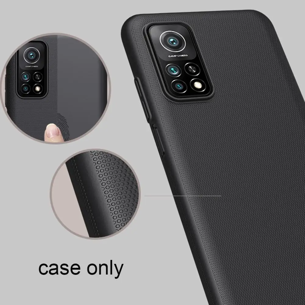 

For Xiaomi Redmi Note 10 10 Pro Case Frosted Shield PC Hard Back Cover For Redmi Note 10 Pro Max /10s Protection Case
