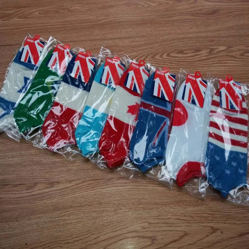 1 пара повседневные хлопковые короткие носки с принтом модные мужские Носки