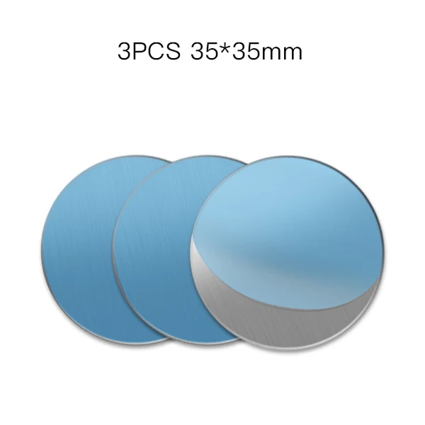 3PCS Round iron ACCEZZ 10 шт./5 шт./3 шт. металлическая пластина-диск железный и прямоугольный лист наклейка для магнитного мобильного телефона держатель для магнита автомобильный Стенд крепление - Цвет: 3PCS Round iron
