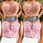 2021 г. Новая модная маленькая куртка для девочек розовая короткая фатиновая верхняя одежда с оборками Пышная блузка, рубашка любой цвет может быть сделан на заказ