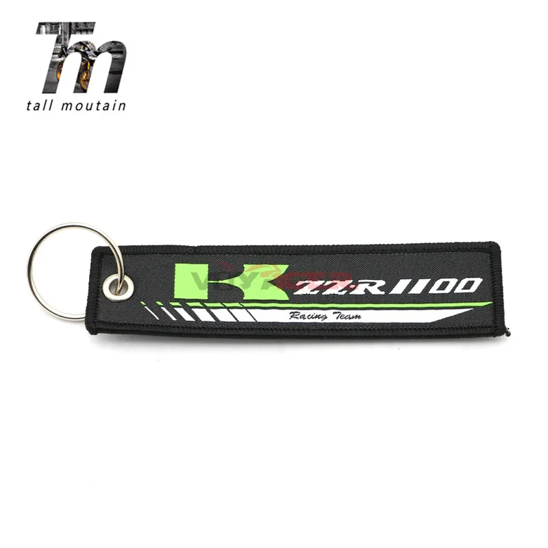 Новое поступление вышивка брелок для ключей цепи коллекции Kawasaki ER-6N ER-6F ZR-7 1400GTR