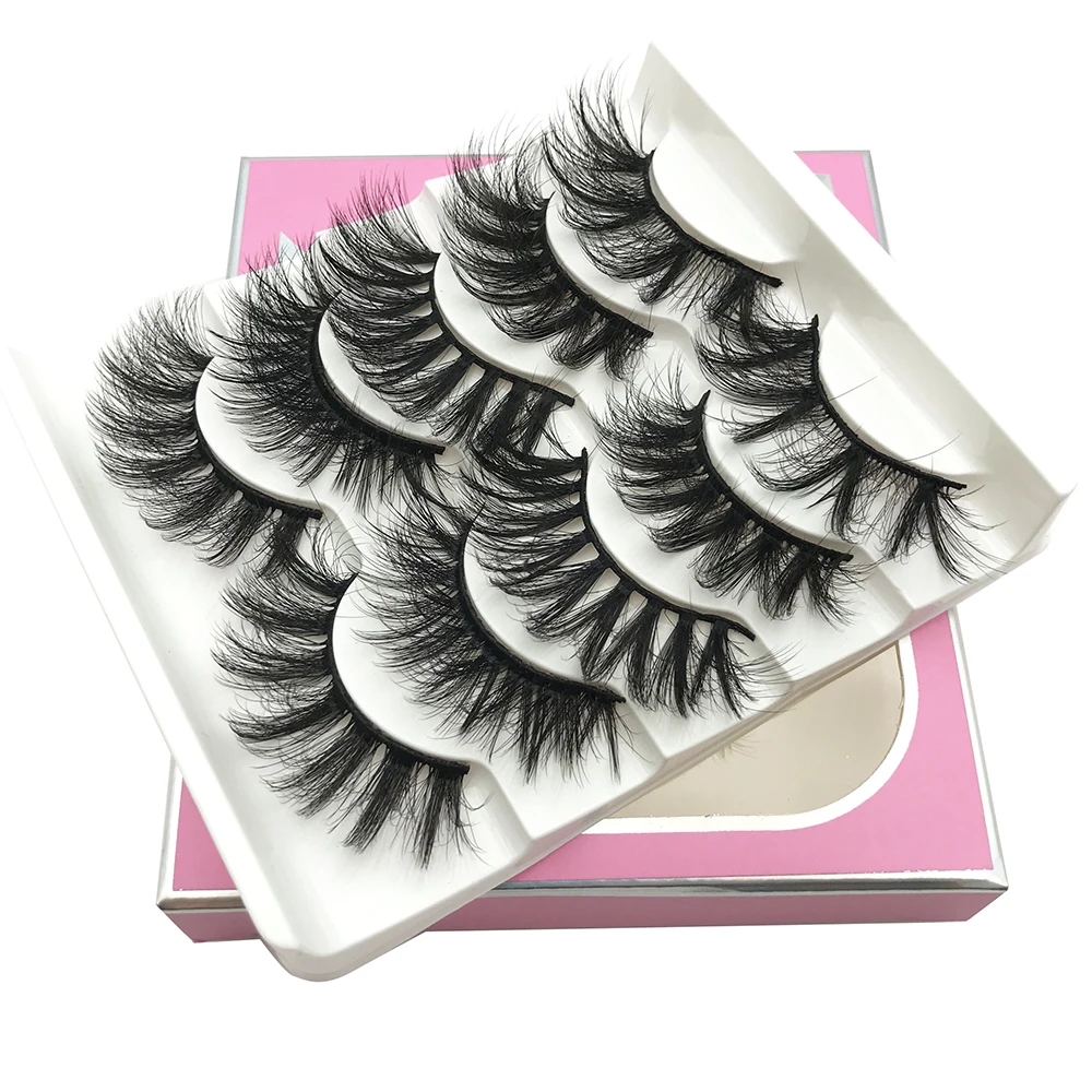 

5 пар 3D Искусственные норковые накладные ресницы натуральные/толстые длинные Искусственные ресницы инструменты для макияжа и красоты