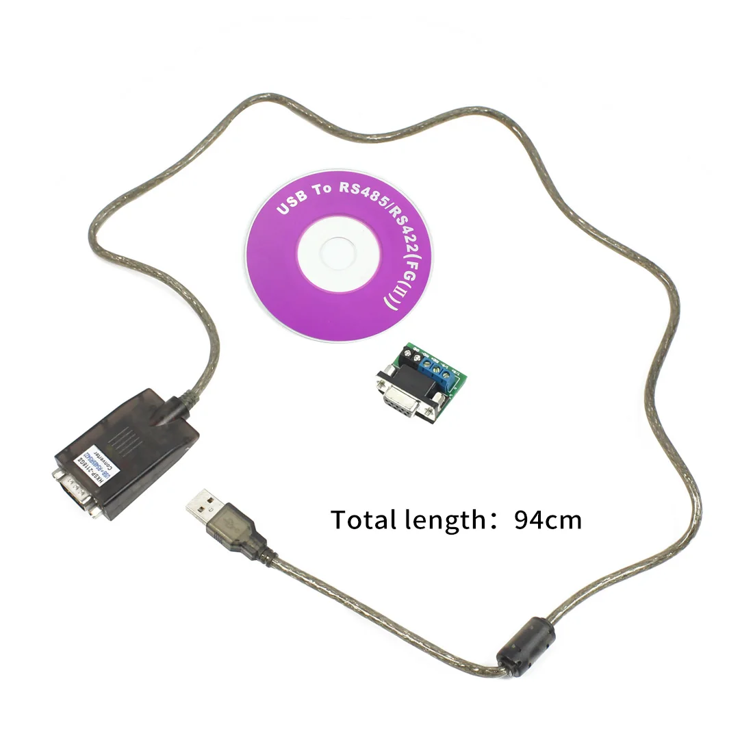Кабель-преобразователь USB 2 0 в RS-485/422/232 DB9 COM с последовательным кабелем адаптер FTDI