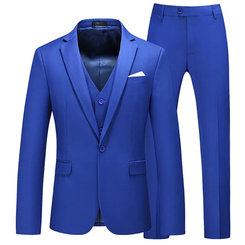 Мужские 3 предмета в комплекте костюм с брюками комплект жилетом/мужской