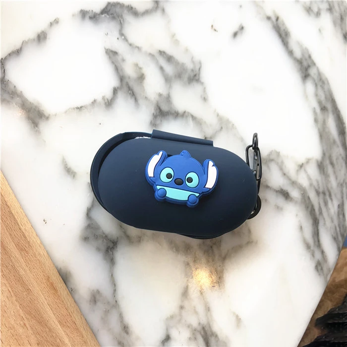 17 Милый защитный чехол для samsung Galaxy Buds, чехол с откидной крышкой и карабином, водонепроницаемый противоударный чехол s - Цвет: 17