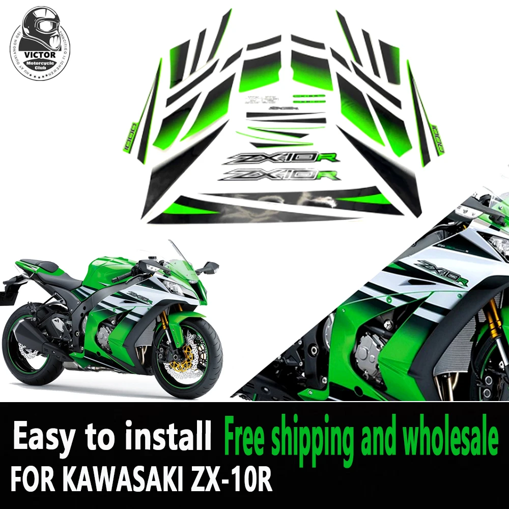 Suitable For Kawasaki ZX-6R 2015  Motorcycle Fairing Sticker Full Car Protection Sticker Free Shipping Wholesale