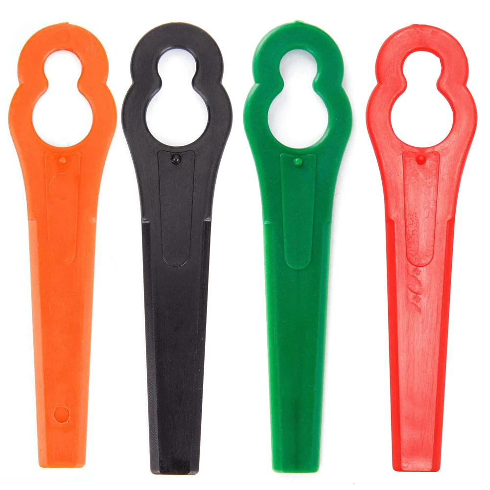 

50PCS 8.3CM Plastic Grass Trimmer Blade Replacement Blades Lawn Mower Blades For Bosch Einhell Plastic Lawn Mower Gardening Tool
