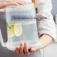 cold kettle storage rack plastic water bottle juice cup milk household high capacity teapot