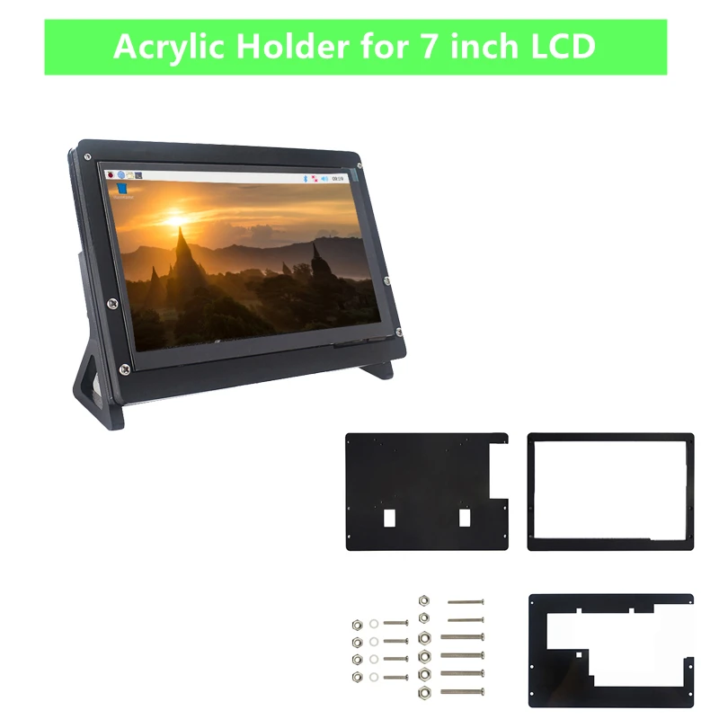 Новый Raspberry Pi 4 модели B 2 8 Гб Оперативная память + 7 дюймов сенсорный экран Экран