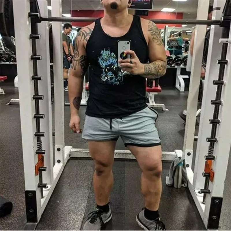 Спортивные шорты для мужчин быстросохнущие тренировок бодибилдинга