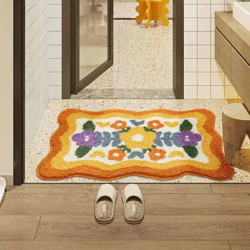 Новейшие коврики с цветочным принтом Тюльпан для гостиной кабинета спальни