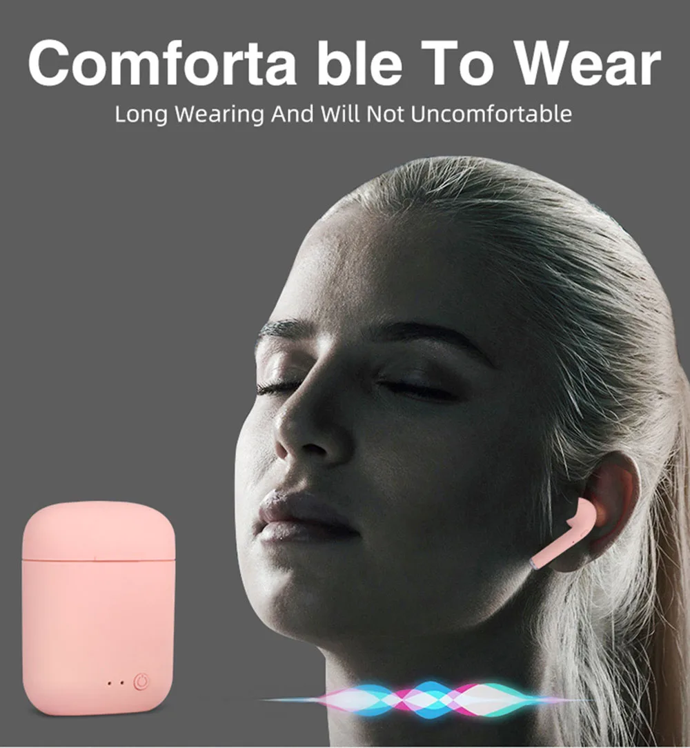 

Mini-2 TWS 5.0 Wireless Bluetooth Headphone Sports Game Music Earbud Touch Earphone With Mic For Xiaomi Huawei PK i7s