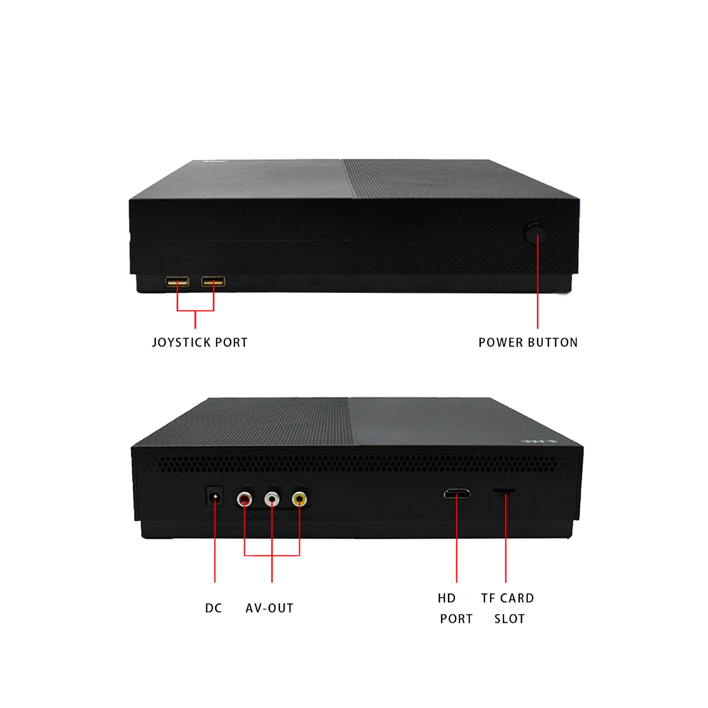 

NEW X PRO Ultra HD Video Game Console 64 Bit AV Support 4K HD Output Built-in 800 Classic Retro Family TV Game Player