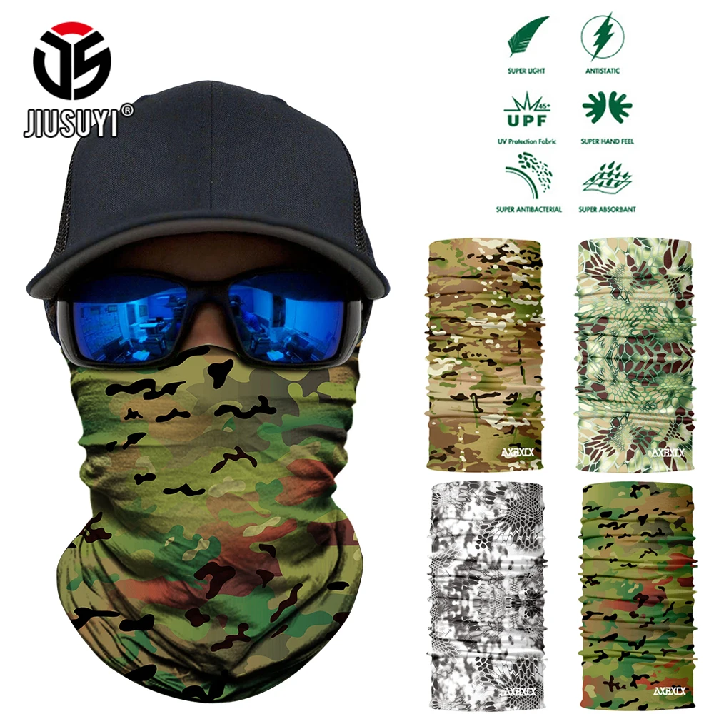3D Камуфляж Мультикам бесшовный Балаклава волшебный шейный шарф маска на лицо