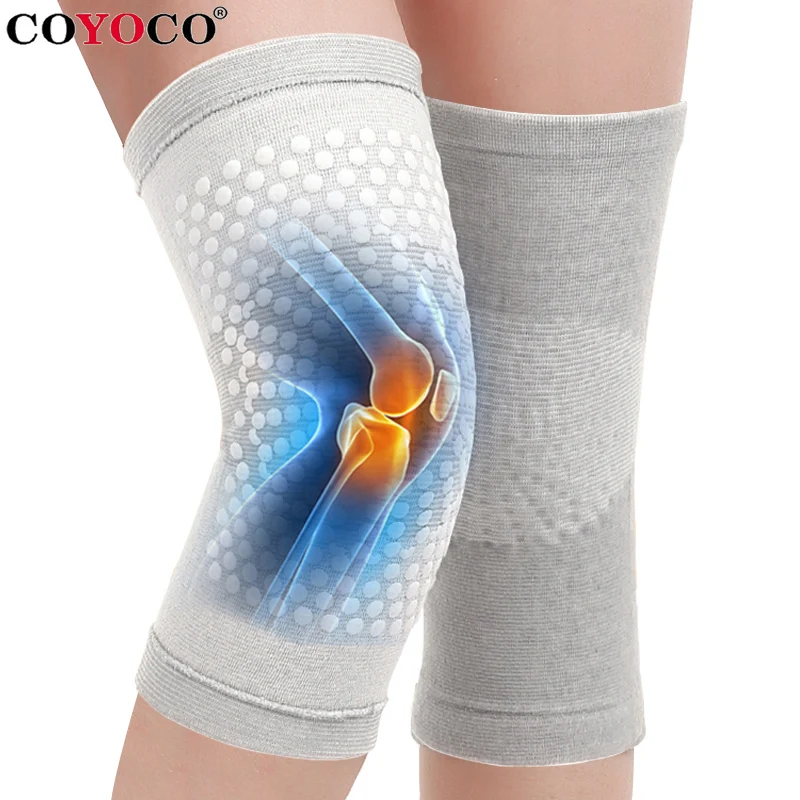 1 Pcs Self Heating Knee Elbow Brace Support Pads Dot Matrix Kneepads Tourmaline Sleeve for Arthritis Joint Pain Relief Recovery