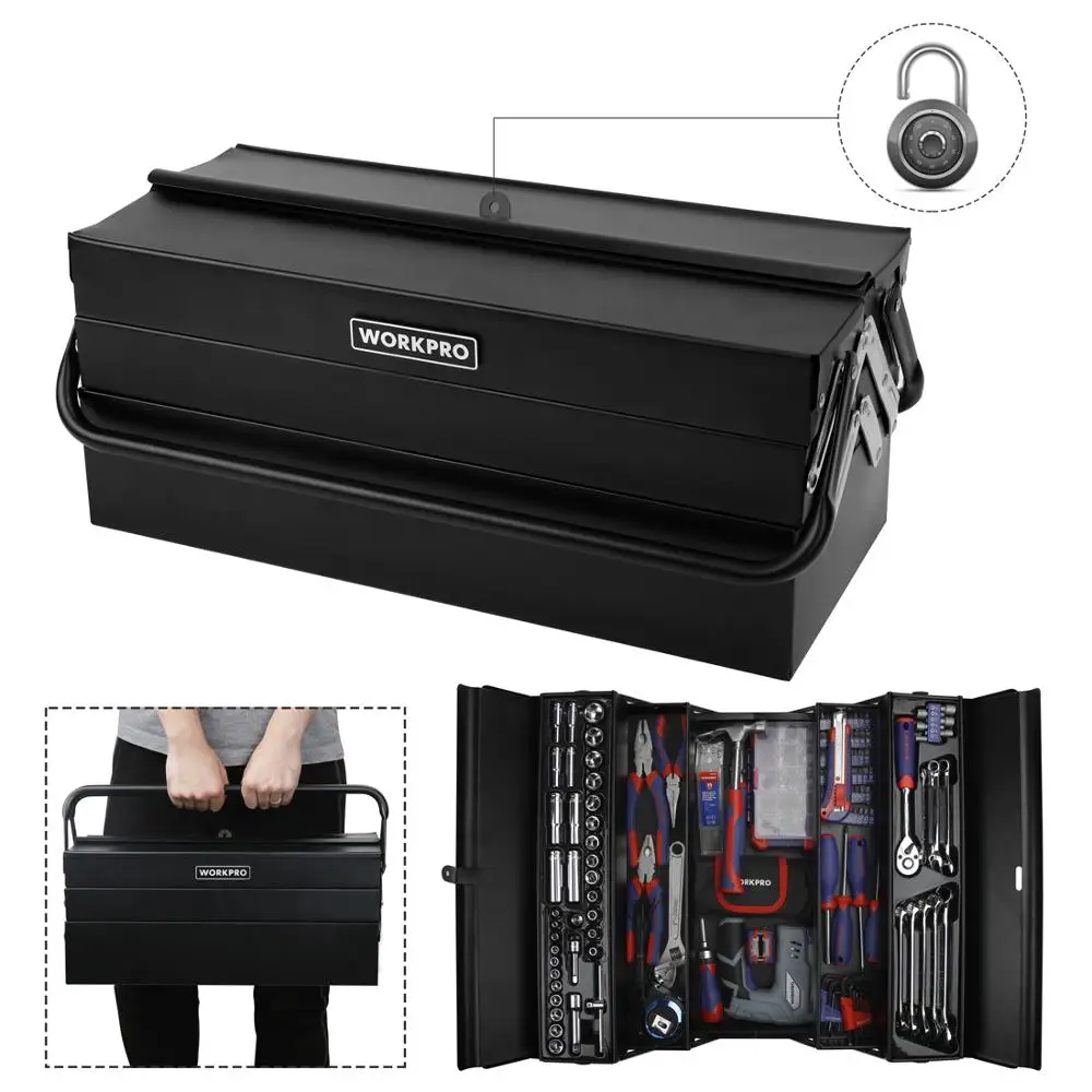 WORKPRO 183 шт. Набор инструментов для дома набор механических Отвертка рычажный ключ