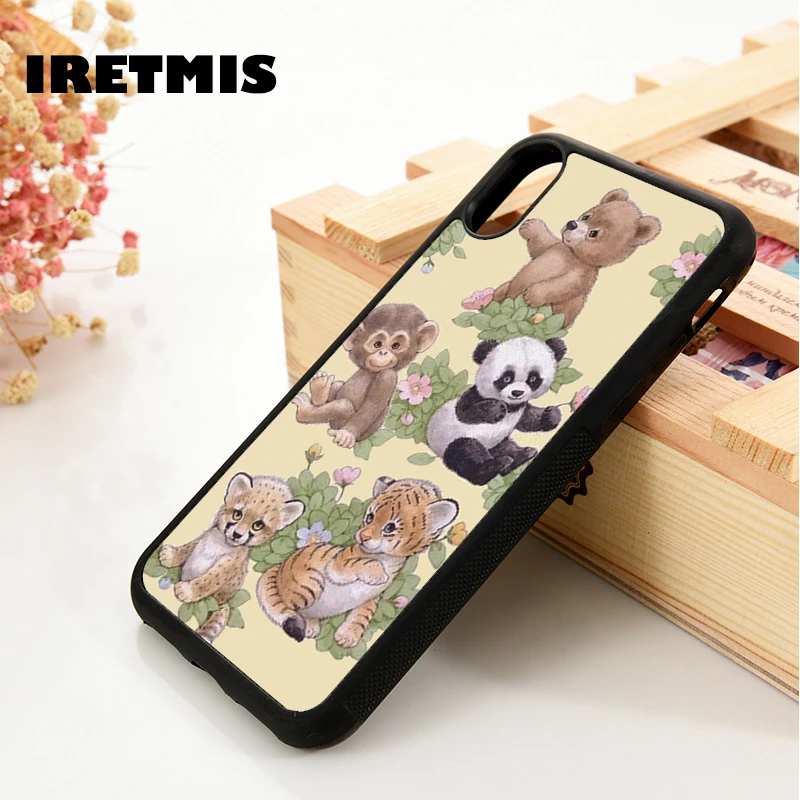 Iretmis 5 5S SE 6 6S Мягкий ТПУ силиконовый резиновый чехол для телефона iPhone 7 8 plus X Xs 11 Pro Max