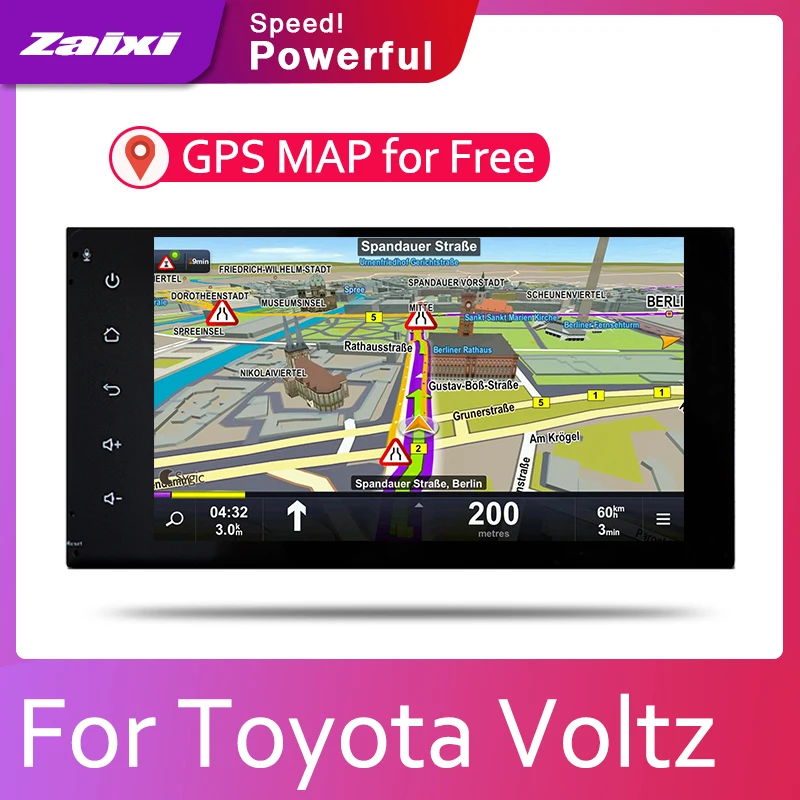 Для Toyota Voltz 2002 2003 2004 2din автомобильный мультимедийный Android Авторадио проигрыватель