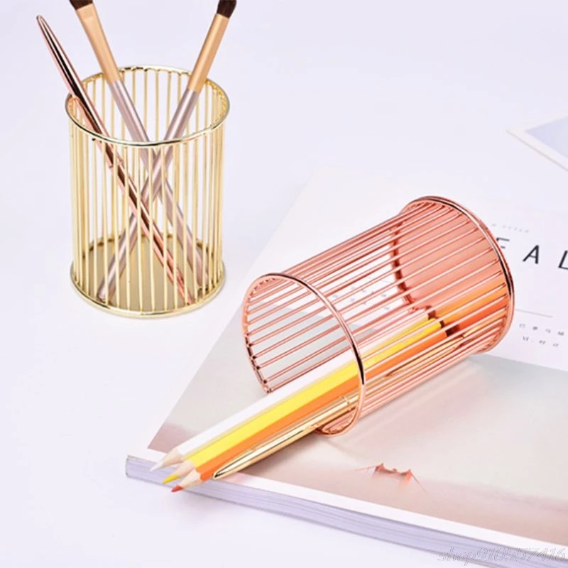 

Round Stick Cylinder Pen Pencil Collection Holder Makeup Brushes Storage Tool Home Office Desk Organizer S30 20 Dropshipping