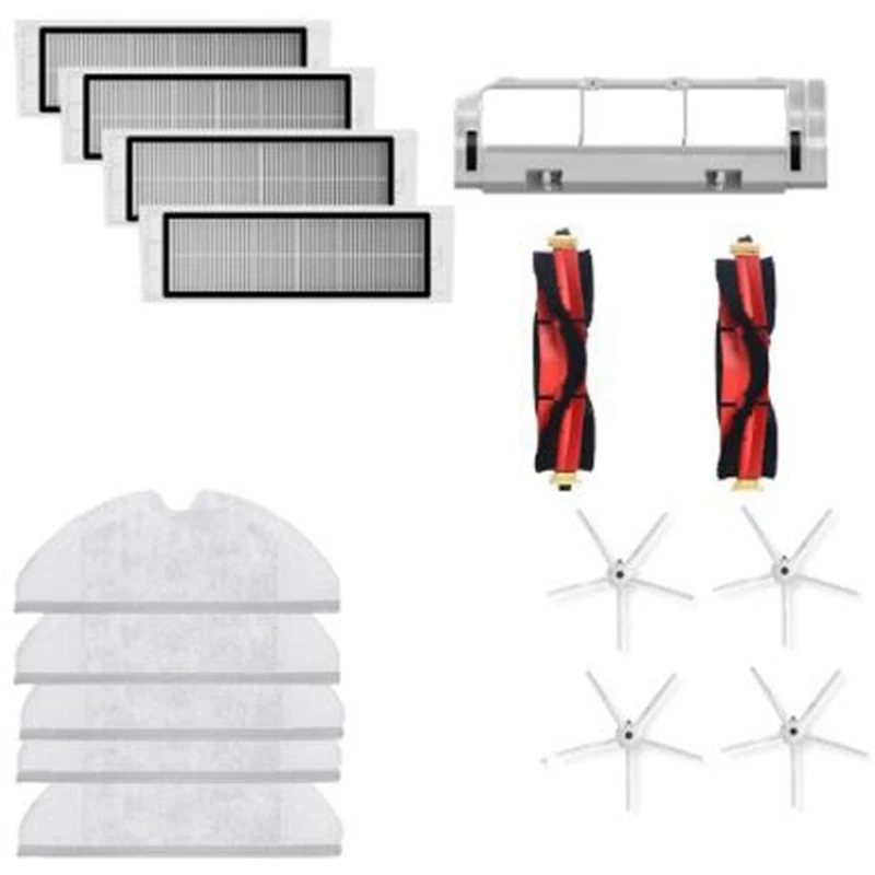 

For Xiaomi-Robot Vacuum Cleaner Mijia 1C 2C, Main Brush, Side Brush, Hepa Filter, Mop Cloth, Accessory Parts