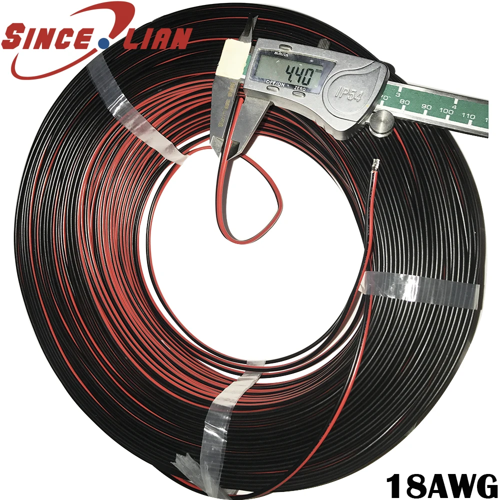2 м UL2468 Изолированная Луженая Медь 18AWG контактный кабель 300 В ПВХ изолированный