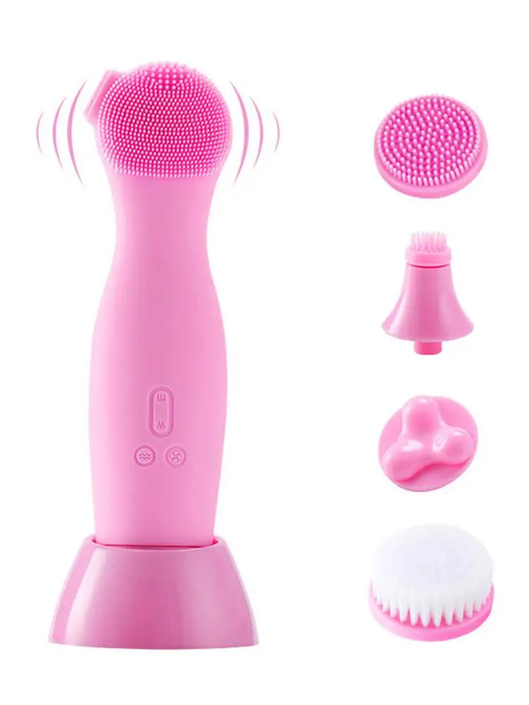 

Electric Face Cleansing Brush Automatic Spin Massage Waterproof Facial Cleansing Tool Deep Face Pore Cleanser Brush Skin Care