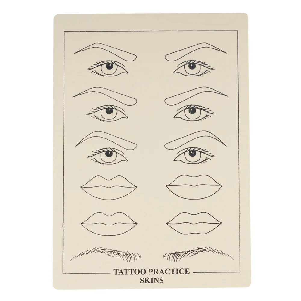 Тату ручка для бровей и губ 16 х22 см 3 шт.|practice skin|tattoo eyebrowfor tattoo |