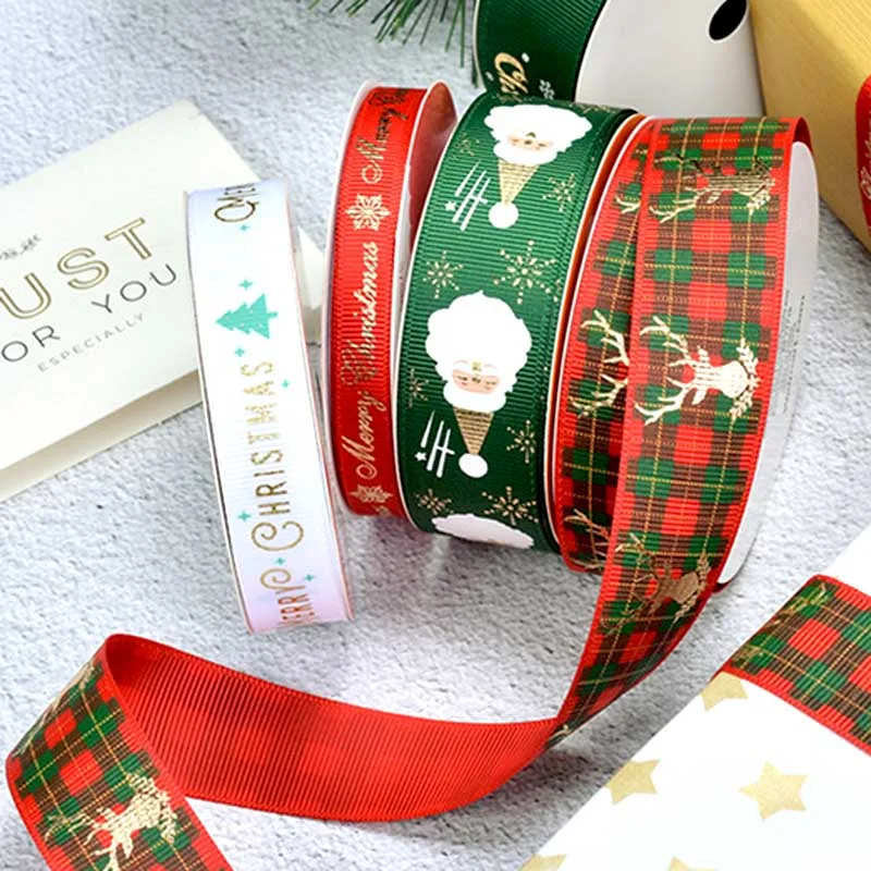 5 ярдов Рождество золочение ленты свадьбы праздника вечерние украшения набор