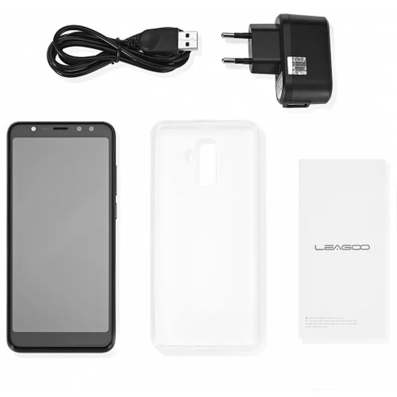 Смартфон Leagoo M9 2+16 Гб экран 5.5&quot процессор MT6580A Android 7.0 четыре камеры 8 мп сканер